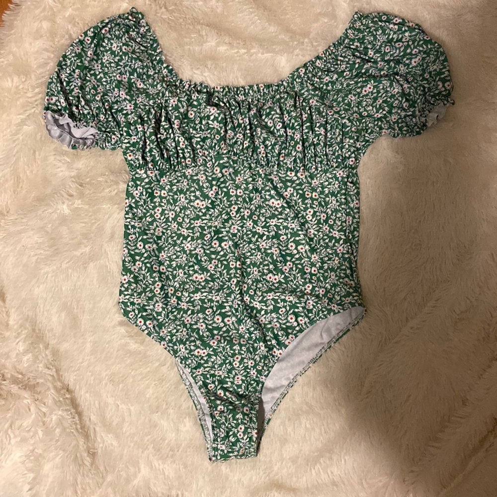 SHEIN bathing suit with sleeves. Size large.